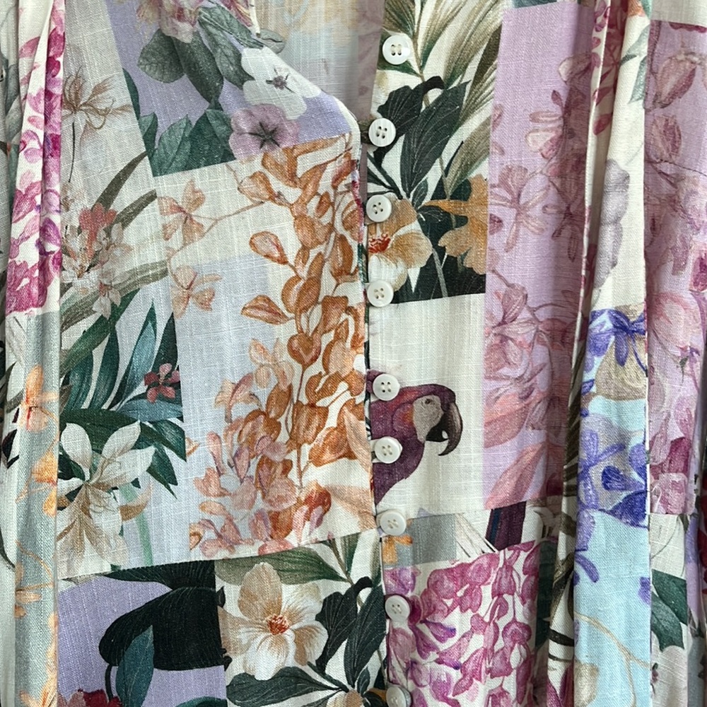 NWOT ZARA Floral Dress - Picture 5 of 5